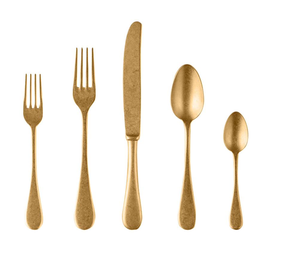 MICHELANGELO VINTAGE ORO 5 PIECE PLACE SETTING