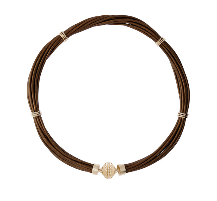 Aspen Leather Necklace (Available in 5 Colors)