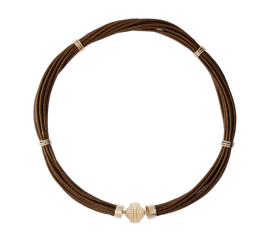 Aspen Leather Necklace (Available in 6 Colors)