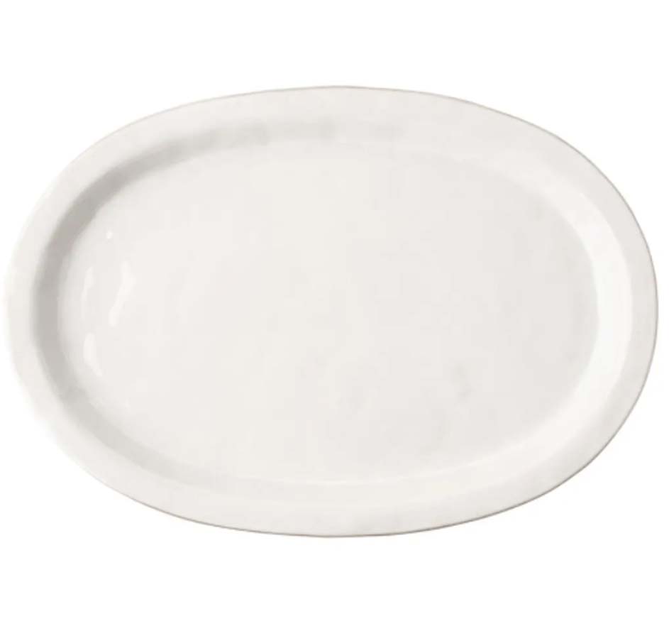 Puro Whitewash 20" Oval Platter