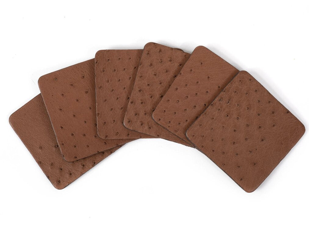 Ostrich Coasters (Available in 2 Colors)