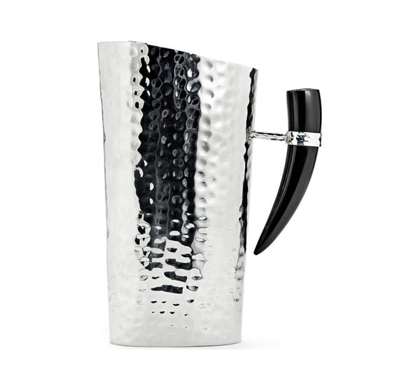 Orion Water Pitcher with Buffalo Horn 12"