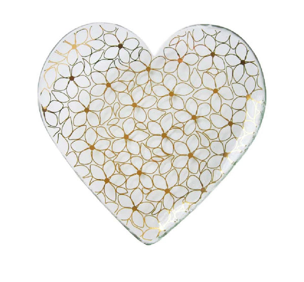 Daisy Chain Heart Plate