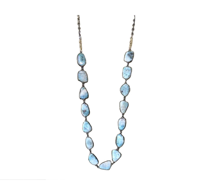 Larimar Statement Necklace