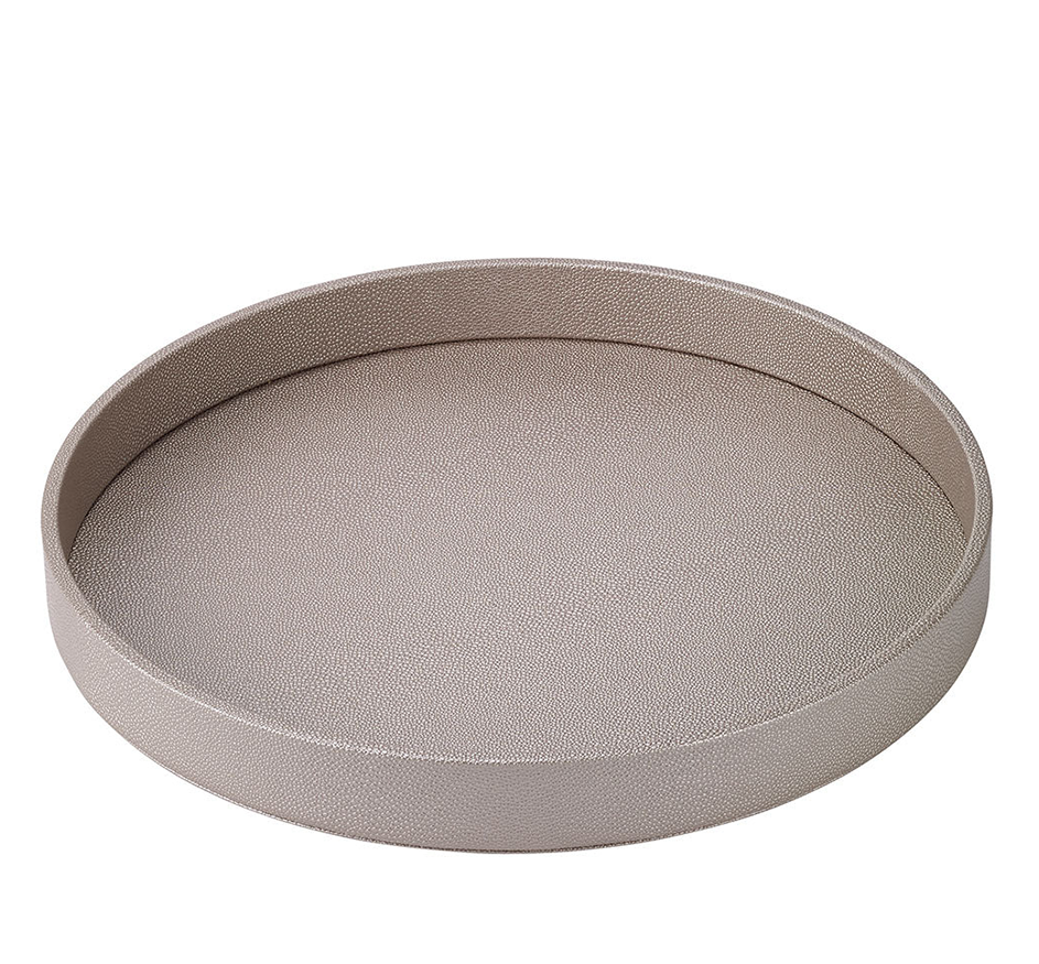 Grey Round Skate Tray