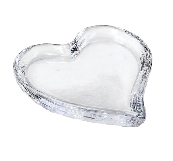 Abstract Heart Glass Tray
