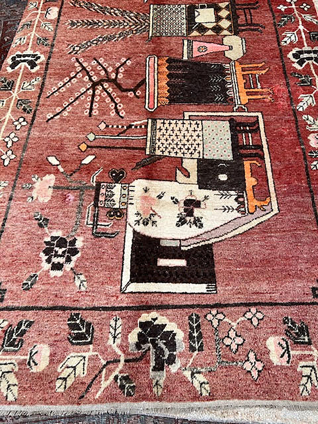 Old Summerkant Antique Rug 7'9X4'8