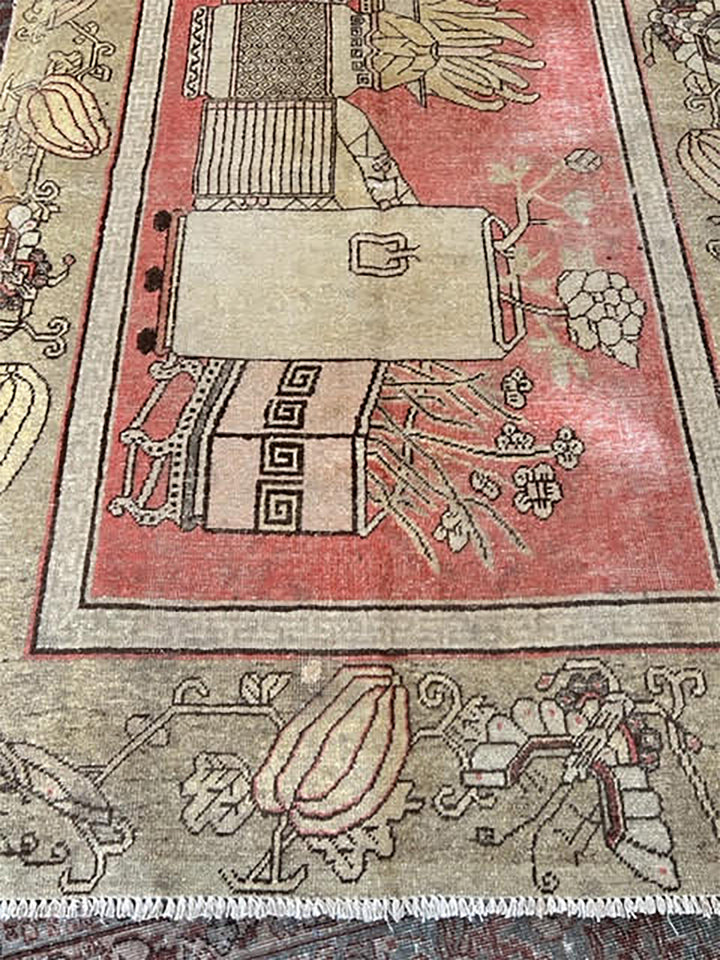 Old Summerkant Antique Rug 6'7X4'7