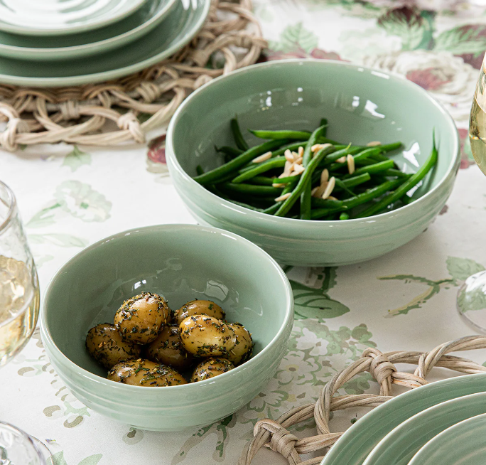 Bilbao Dinnerware Collection In Sage