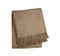 Solid Plush Cotton Blend Throw (Available in 3 Colors)