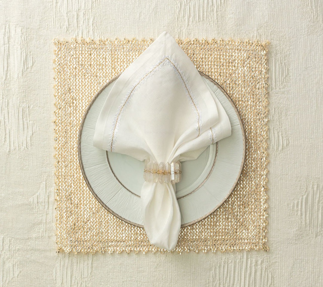 Radiant Napkin Ring In Iridescent