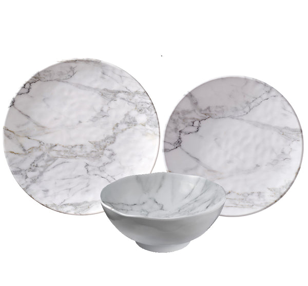 White Marble Melamine Collection