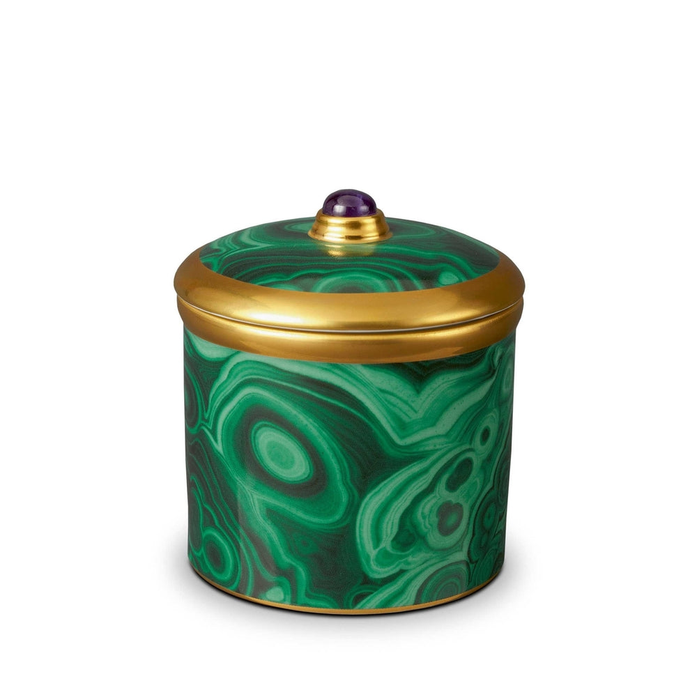 Malachite Candle