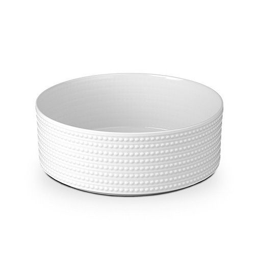 Perlee Vertical Large Serving Bowl - White