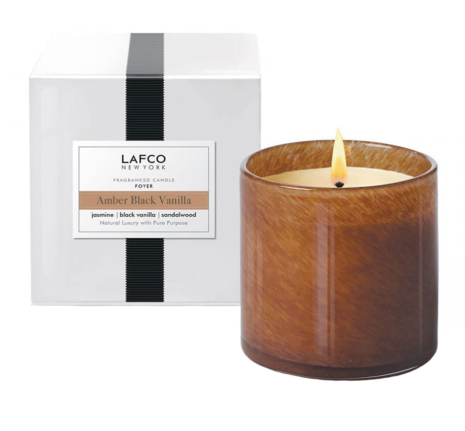 Amber Black Vanilla "Foyer" Candle