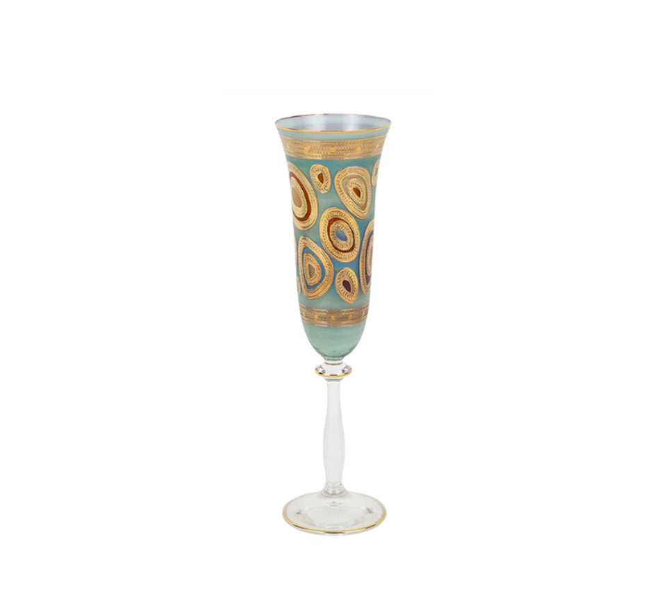 REGALIA CHAMPAGNE GLASS (Available in 4 Colors)