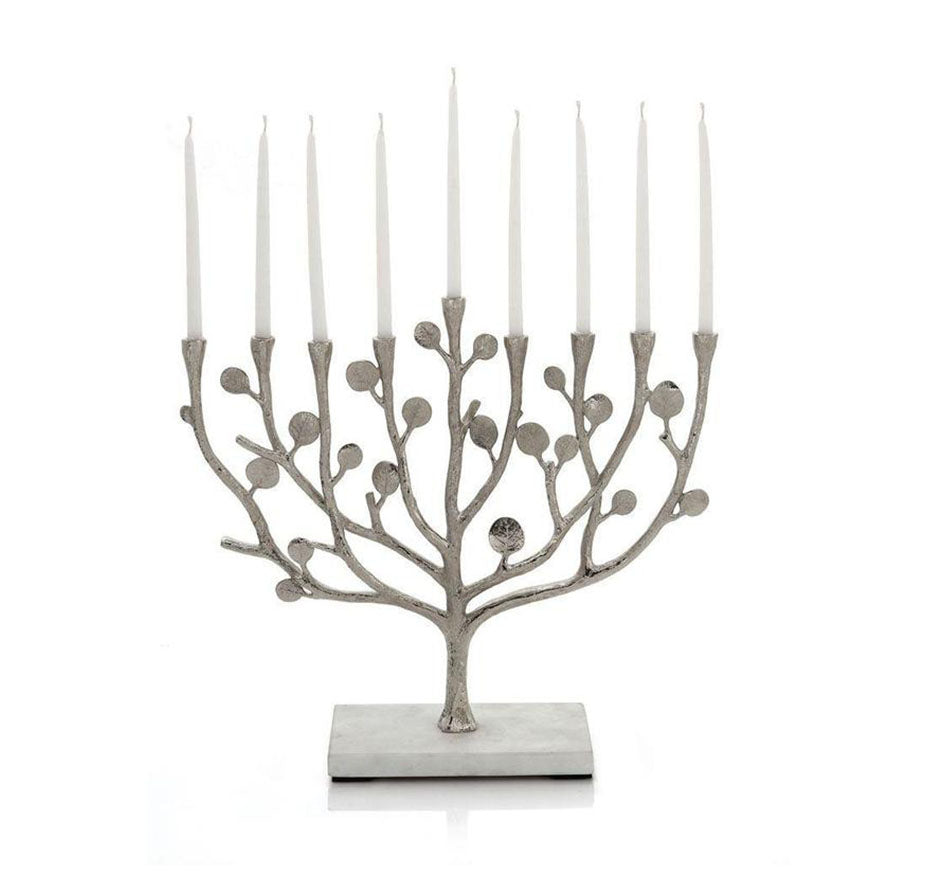 Botanical Leaf Menorah