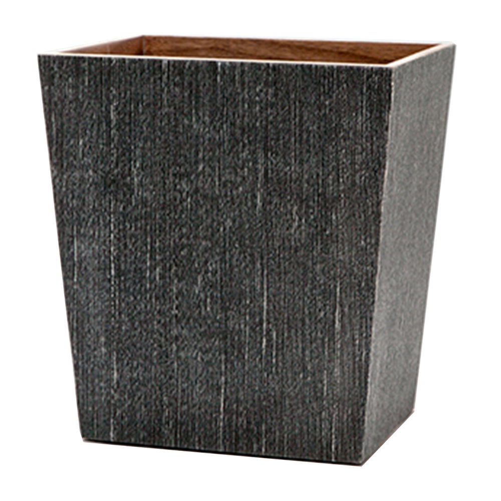 Bruges Waste Basket in Charcoal