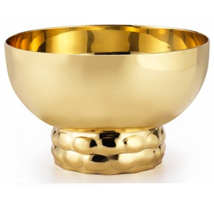 Helios 6" Footed Brass Bowl 