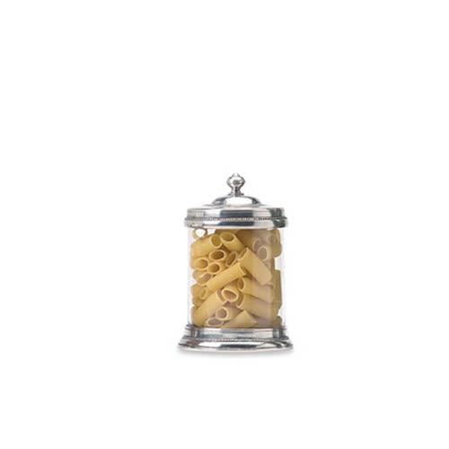 Pewter & Glass Medium Canister