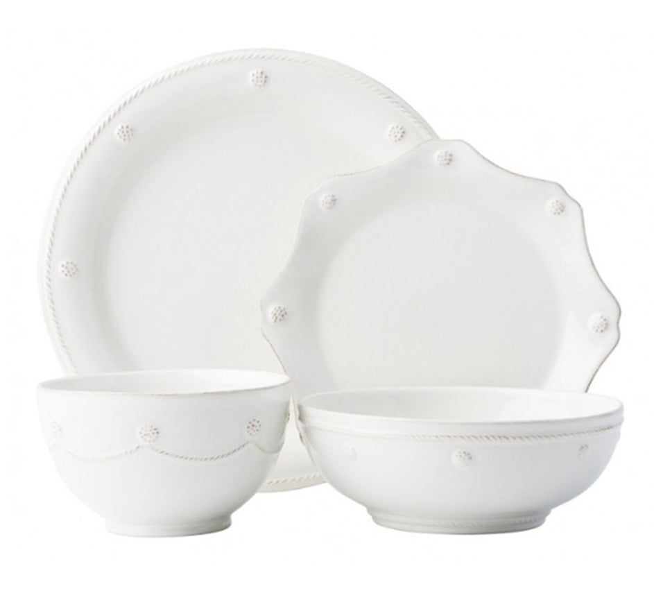 Berry & Thread Dinnerware Collection in Whitewash