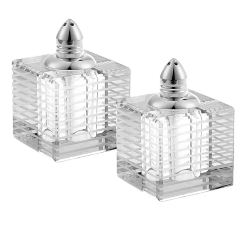 Pinstripe Salt & Pepper Shaker Set