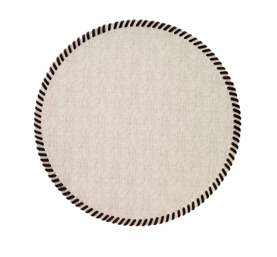 Whipstitch Placemats, Set of 2 (Available in 7 Colors)