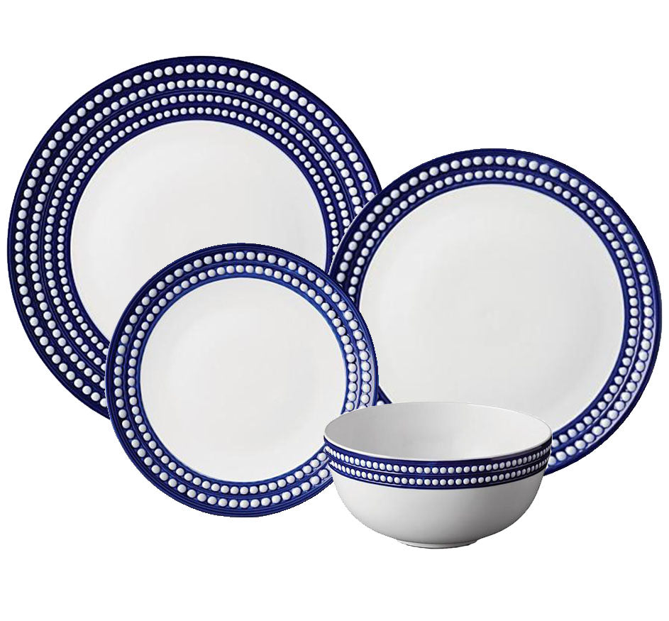 Perlee Dinnerware Collection in Bleu