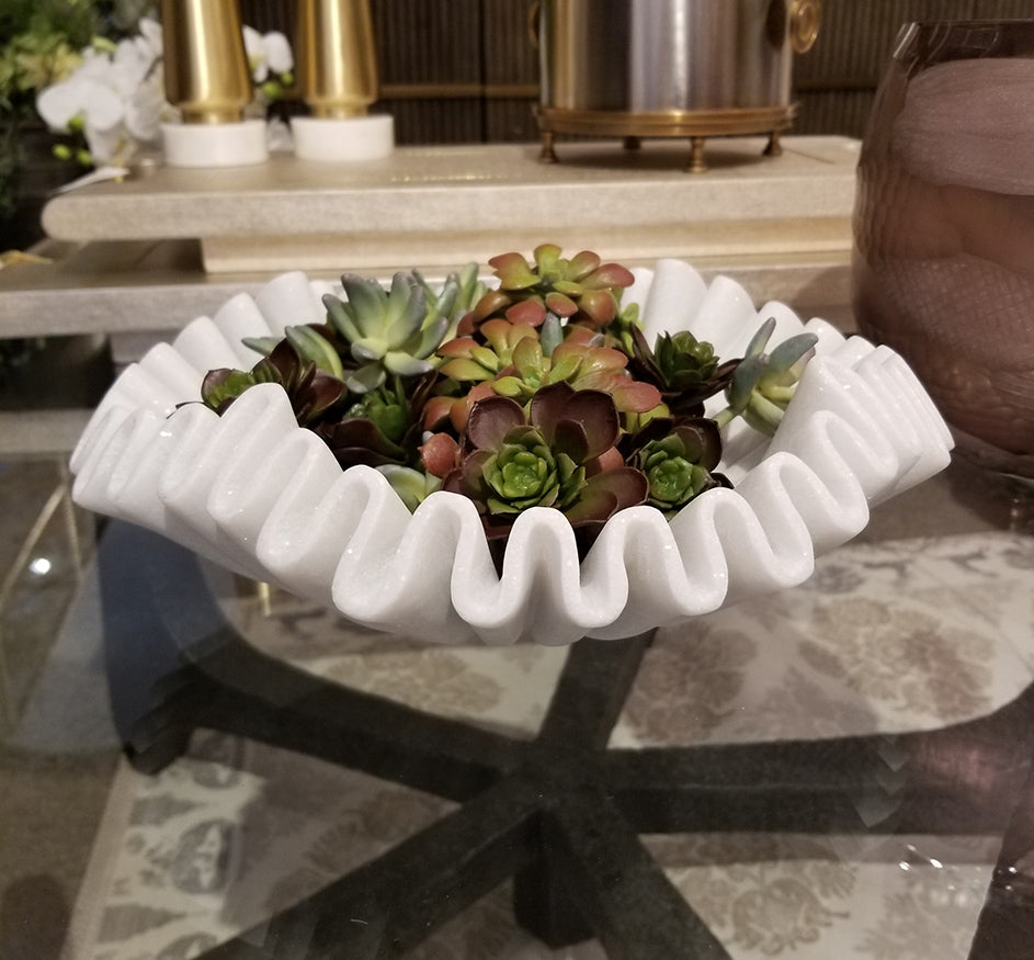 Curly Marble Bowl