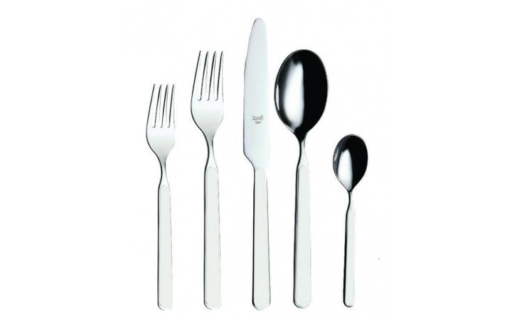 Fantasia 5-Piece Flatware in China White