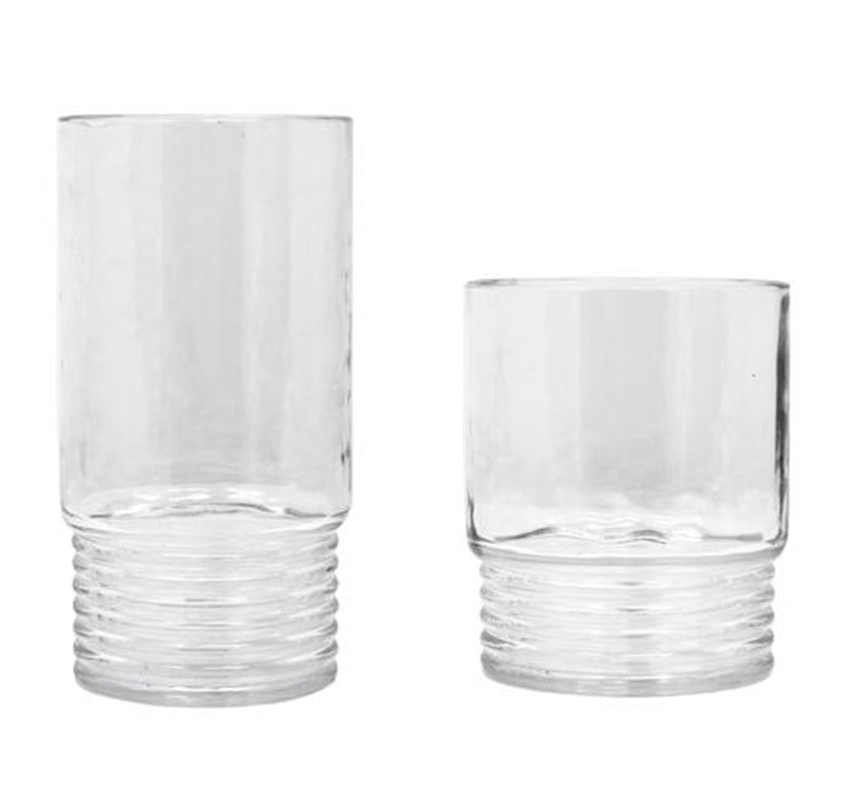 Santorini Acrylic Glassware Collection in Clear