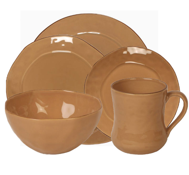 Cantaria Dinnerware Collection in Caramel