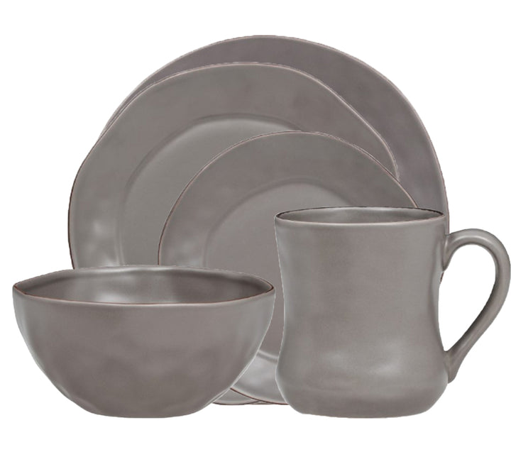 Cantaria Dinnerware Collection in Charcoal