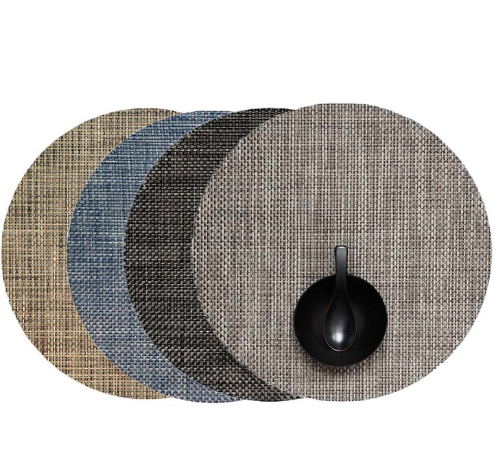 Basketweave Round Placemat (Set Of 4)