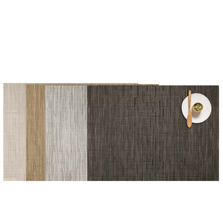 Bamboo Placemats (Set of 4, Available in 8 colors)