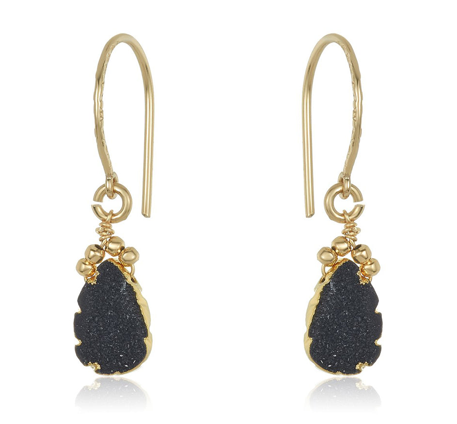 Druzy Teardrop Earrings