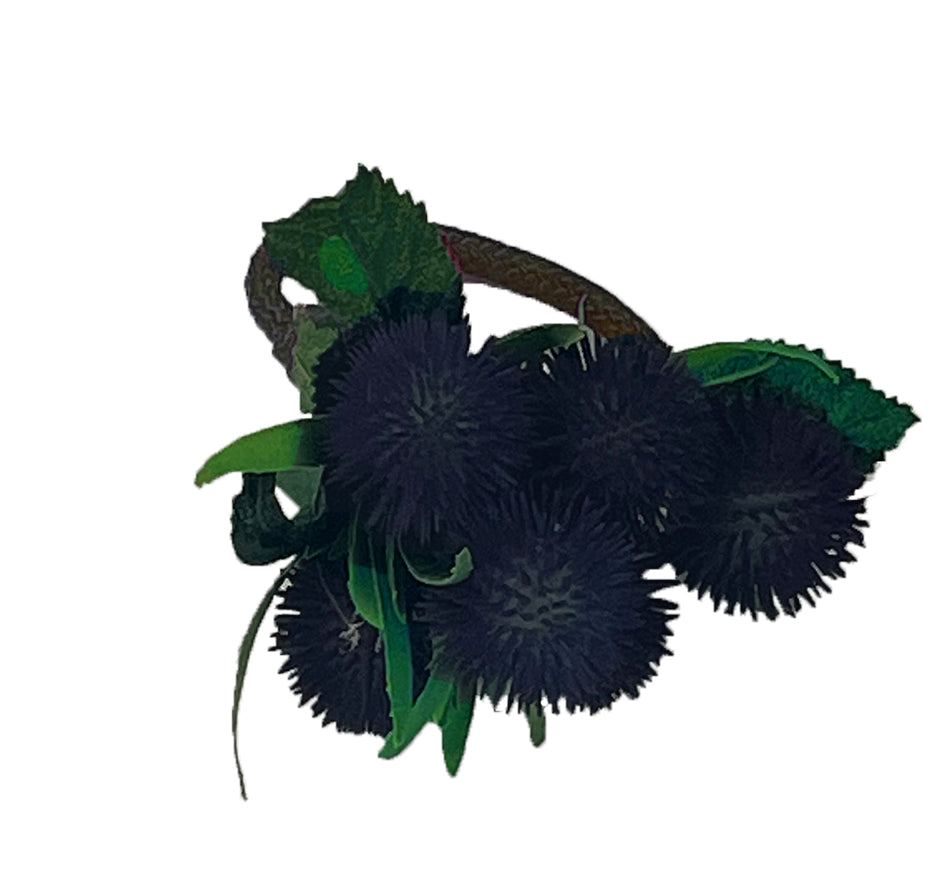 Thistle Dark Purple Napkin Ring