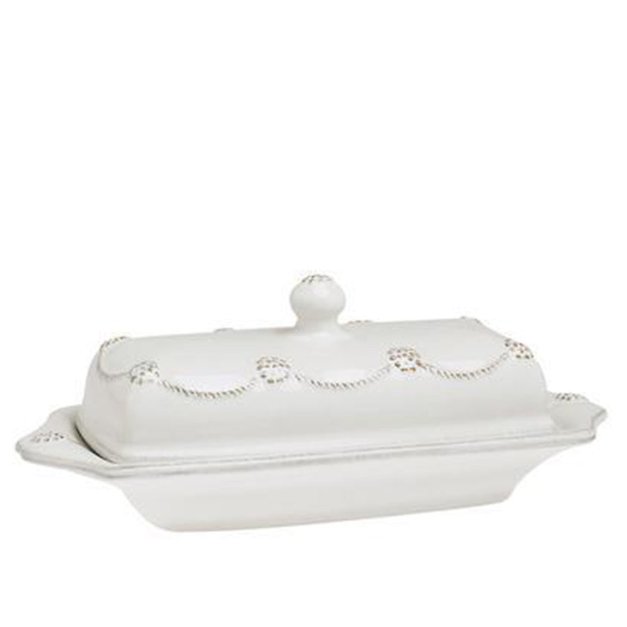 Berry & Thread Whitewash Butter Dish