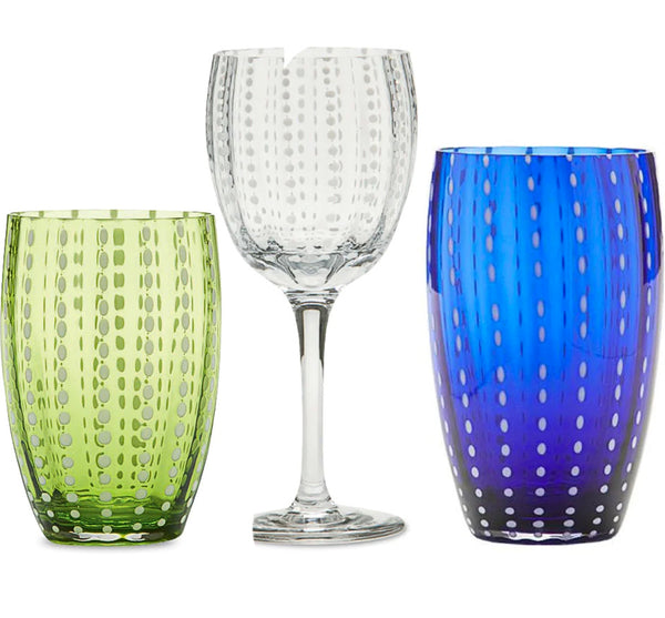Perle Glassware Collection (Available In 6 Colors)