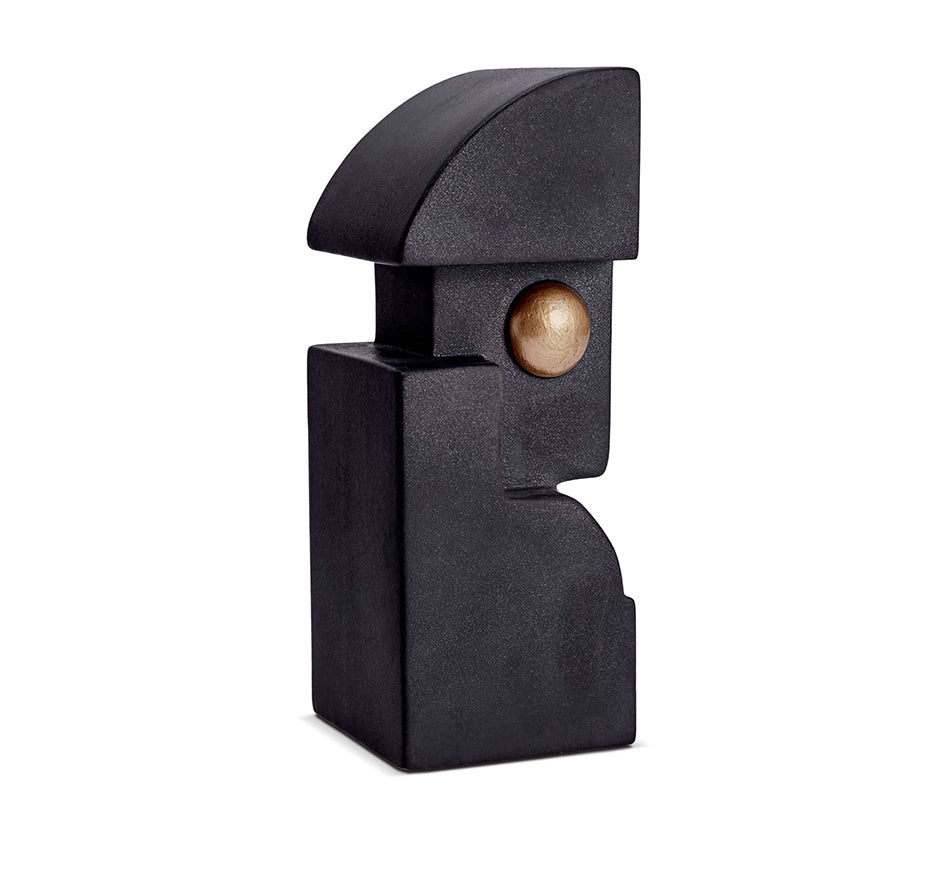 Cubisme Bookend One in Black