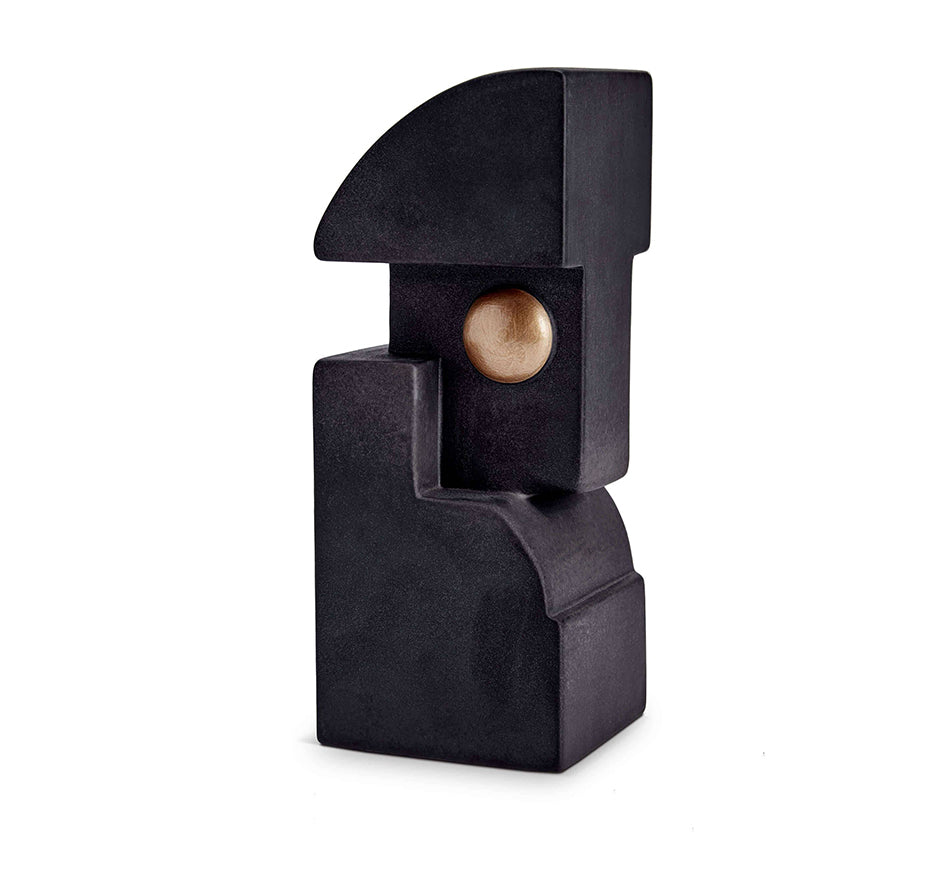 Cubisme Bookend One in Black