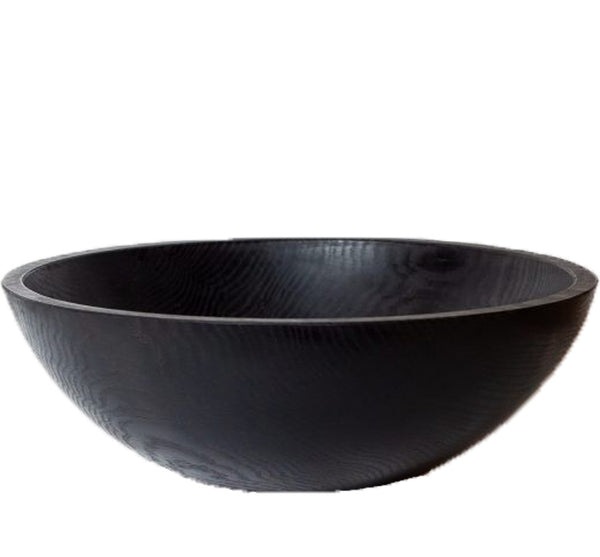 Classic Black Ebonized Round Bowl (2 Sizes Available)