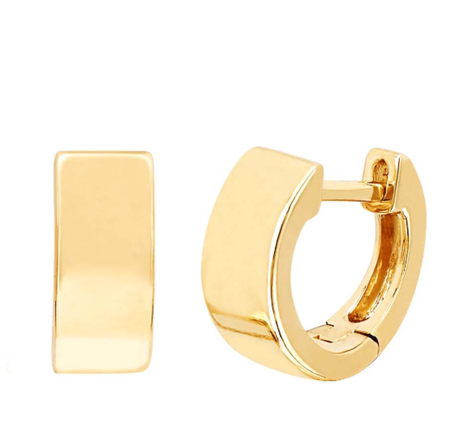 Gold Jumbo Huggie Earring