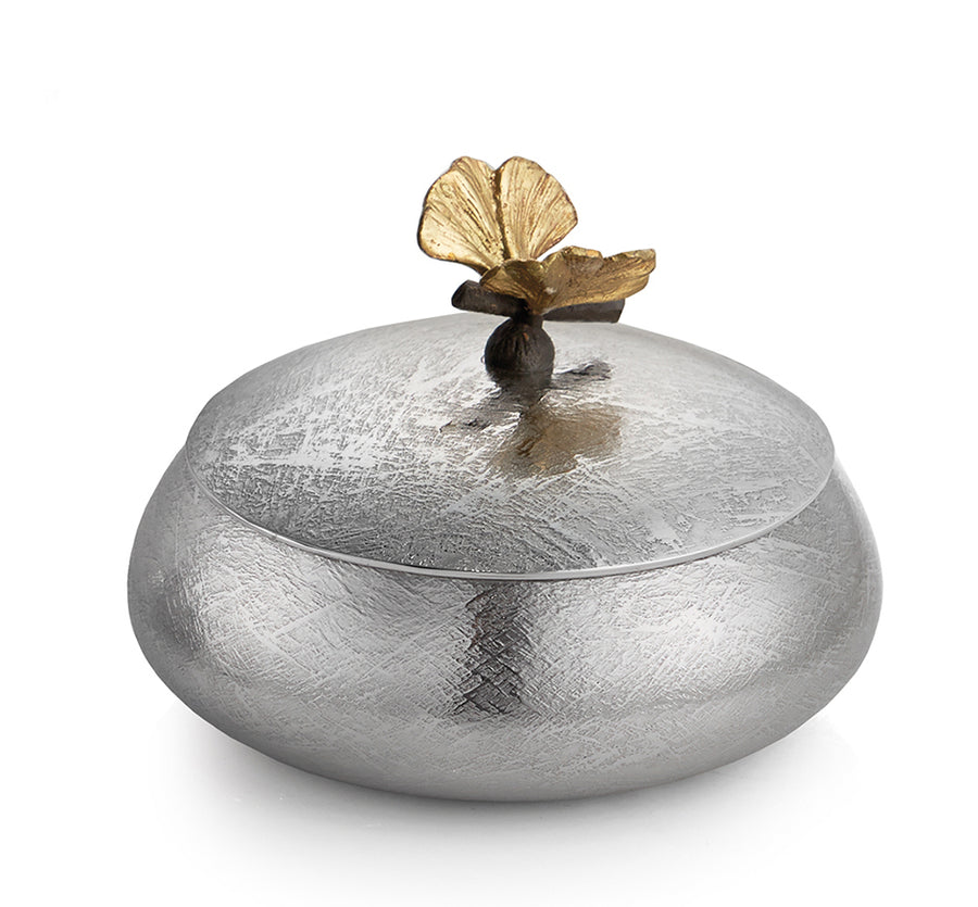 Butterfly Ginkgo Trinket Box