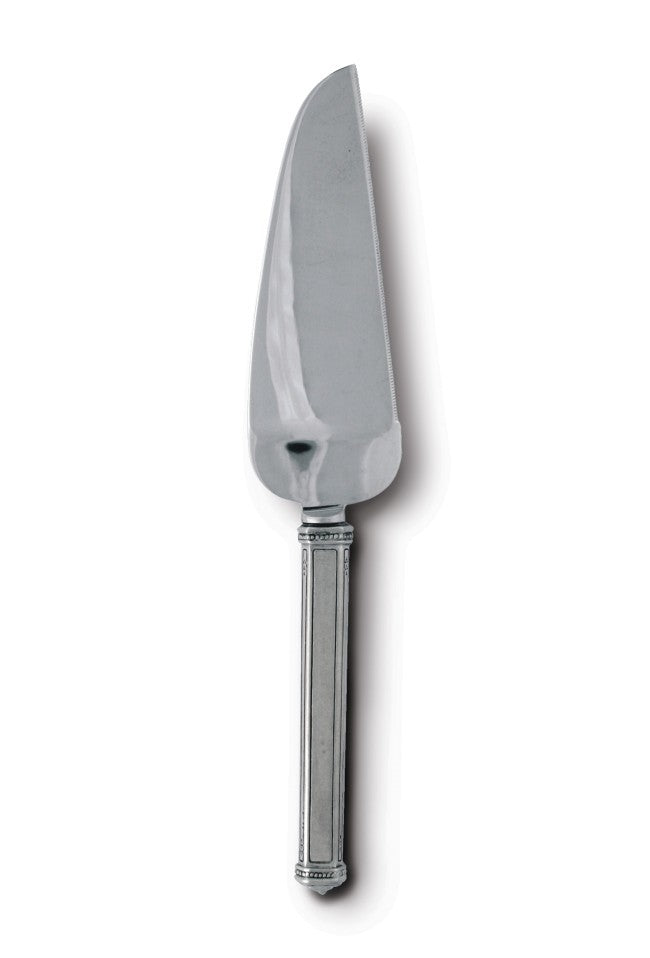 Pewter Leaf Cake Server