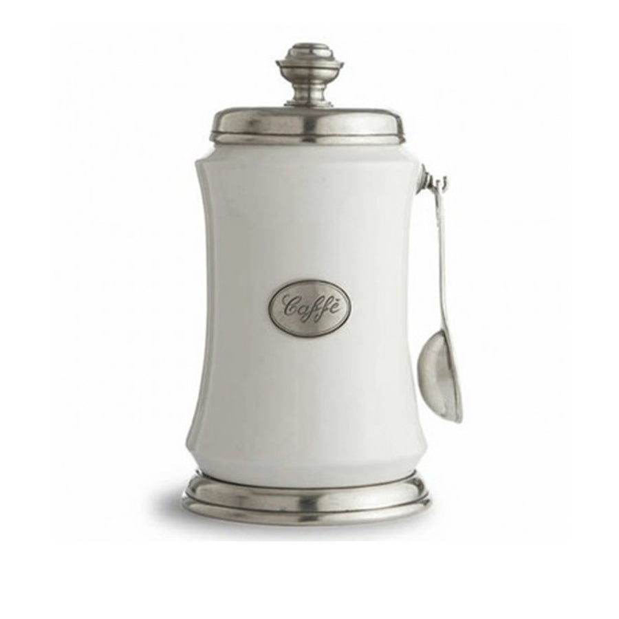 Tuscan Coffee Canister with Spoon