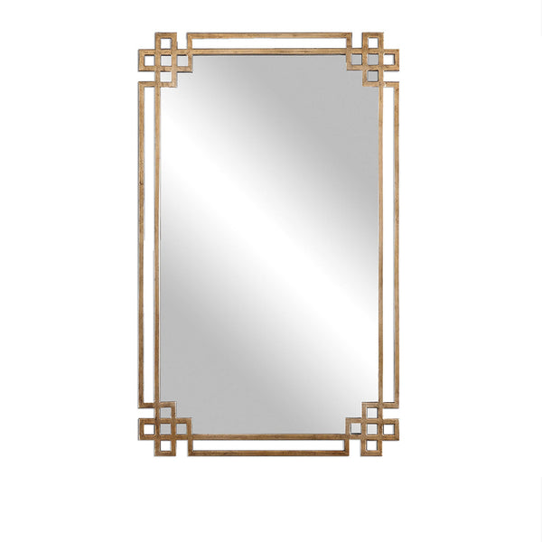 Oxidized Gold Framed Mirror 23x37