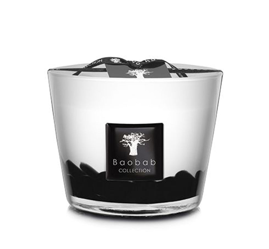 Feathers Candle In Black (Available In 2 Sizes)