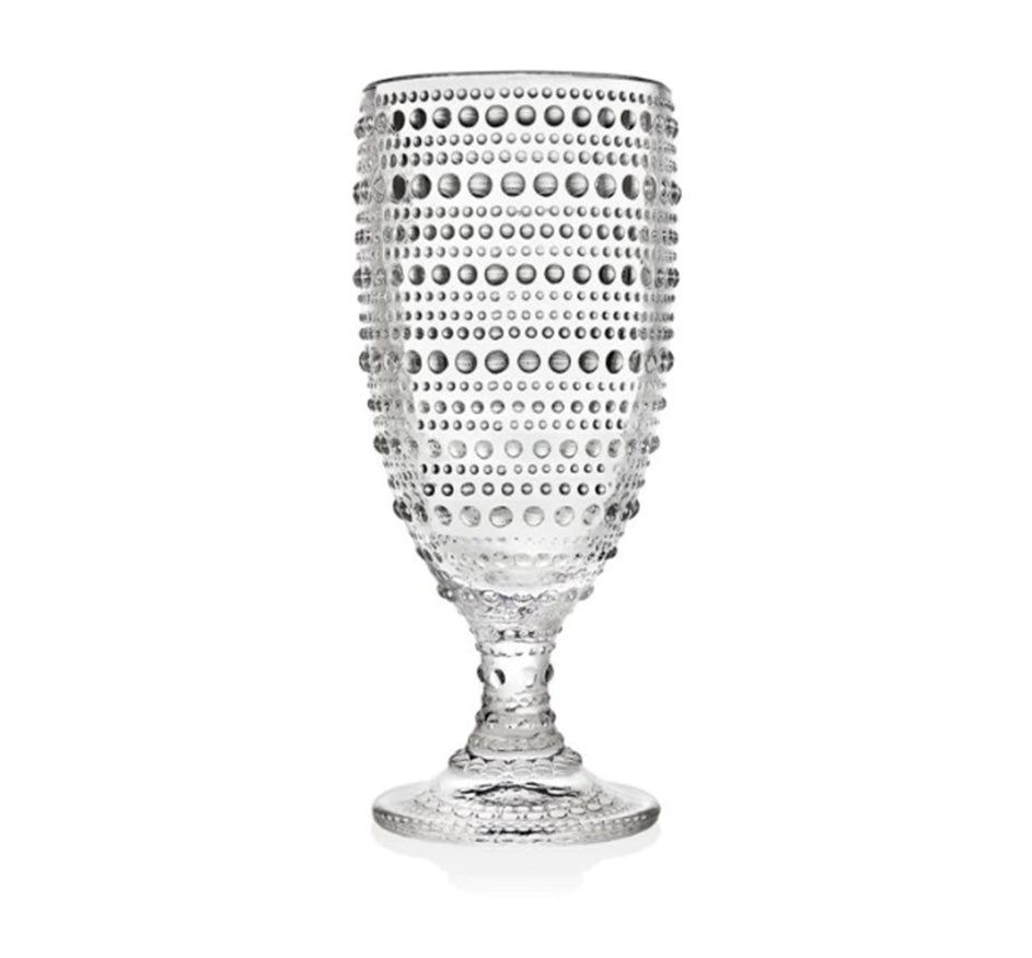 Hobnail Iced Beverage in Clear- disc