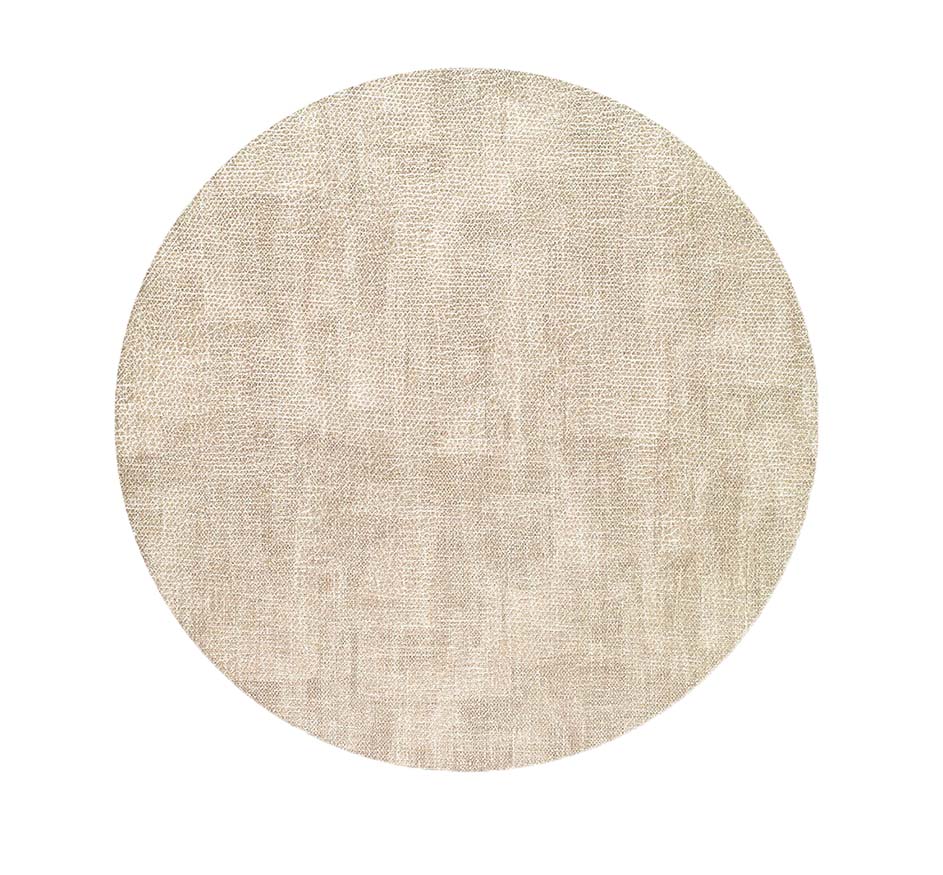 Luster Round Placemats in Birch (Sold in a set of 4 and available in 2 colors)